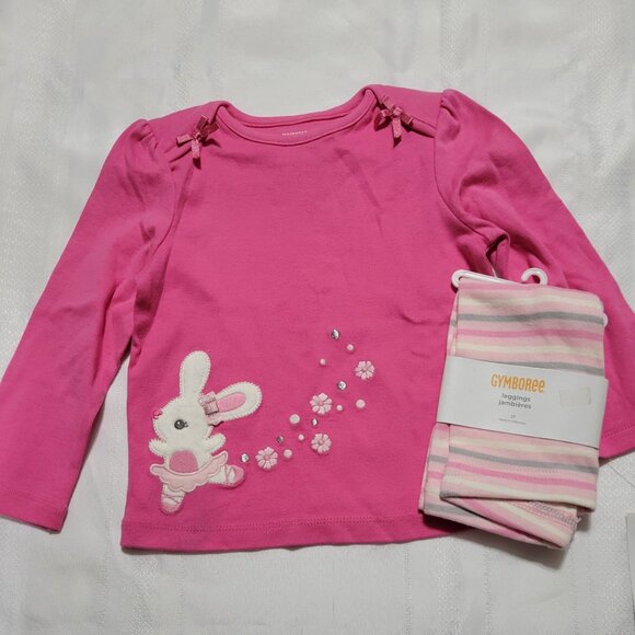 Gymboree Glamour Ballerina 2T NWT Leggings & shirt. Mixed Bin Z33 - Picture 1 of 4